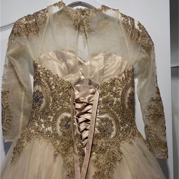 Marla’s Long Sleeve Ballgown Dress - Picture 6 of 6